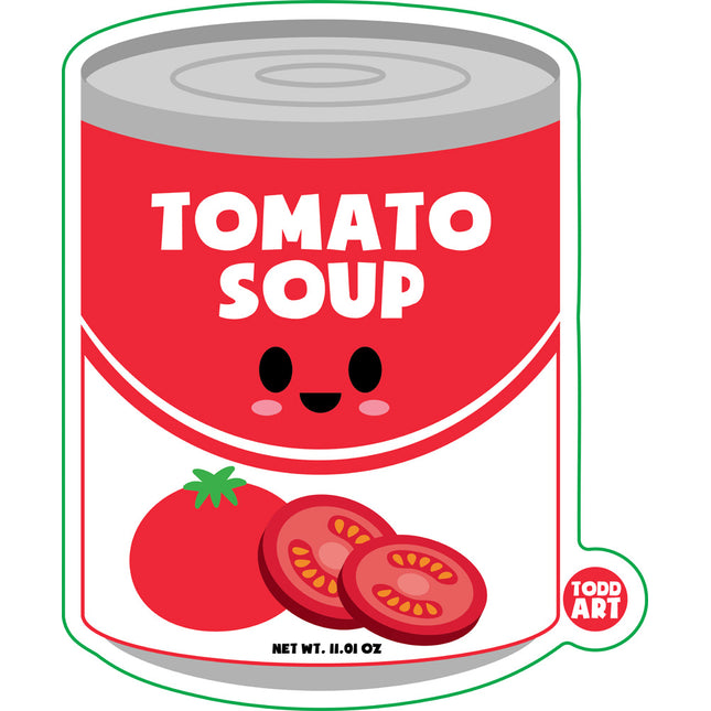 Tomato Soup Vinyl Sticker