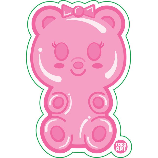 Gummi Bear Girl Vinyl Sticker