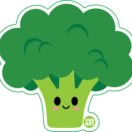 Broccoli Vinyl Sticker