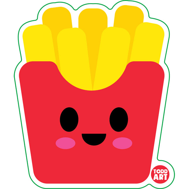 French Fries Vinyl Sticker