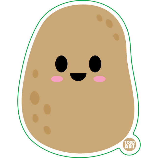 Potato Vinyl Sticker