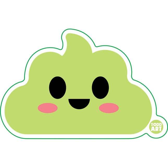 Wasabi Vinyl Sticker