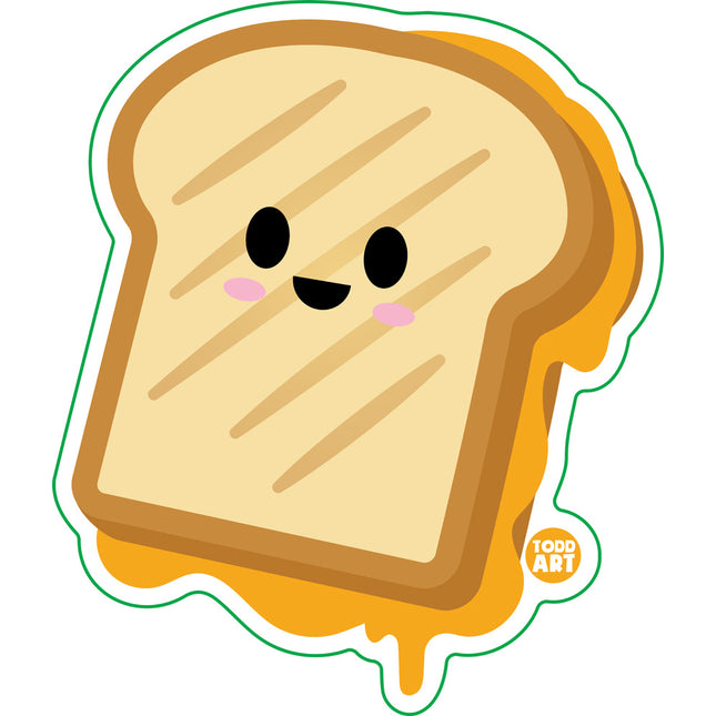 Grilled Cheese Vinyl Sticker