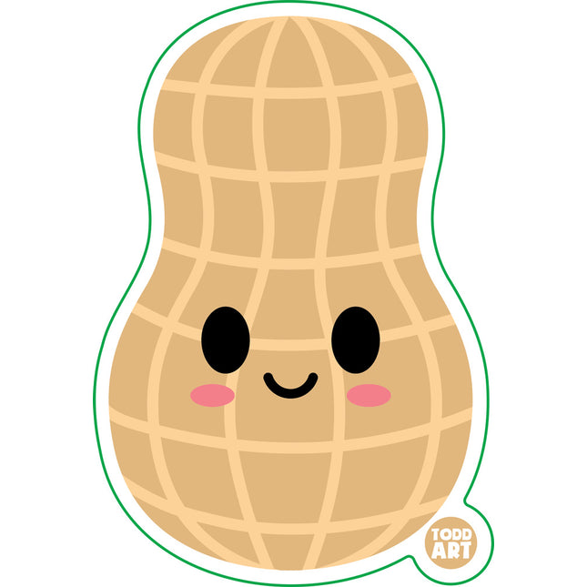 Peanut Vinyl Sticker