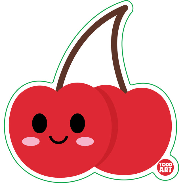 Cherries Vinyl Sticker