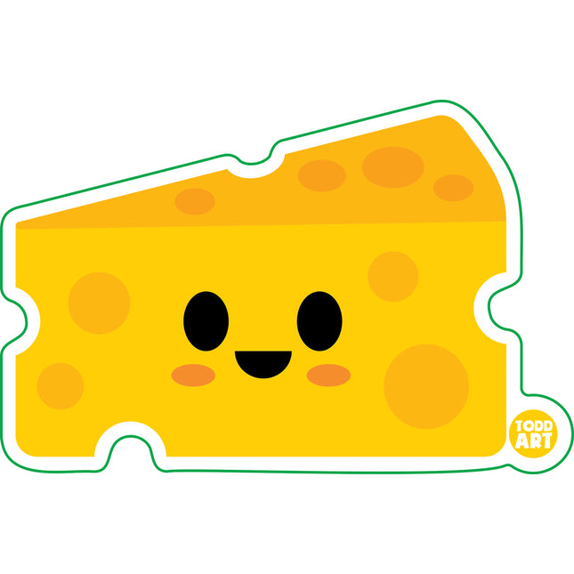 Cheese Vinyl Sticker