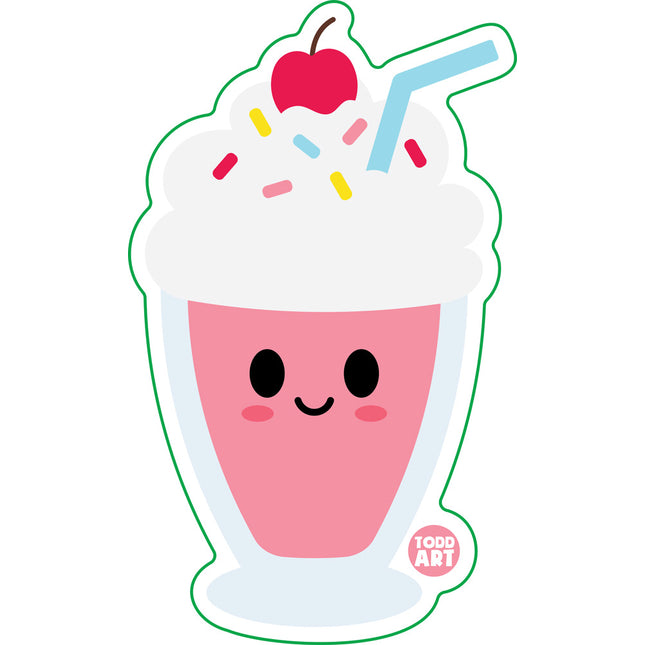 Milkshake Vinyl Sticker