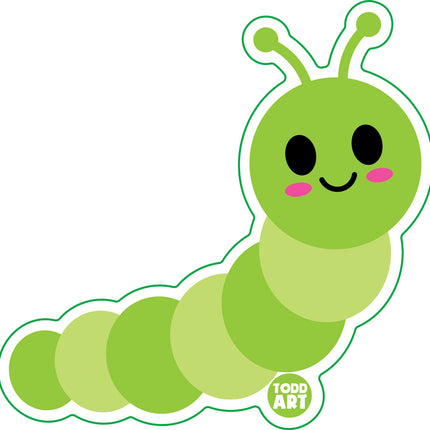 Caterpillar Vinyl Sticker