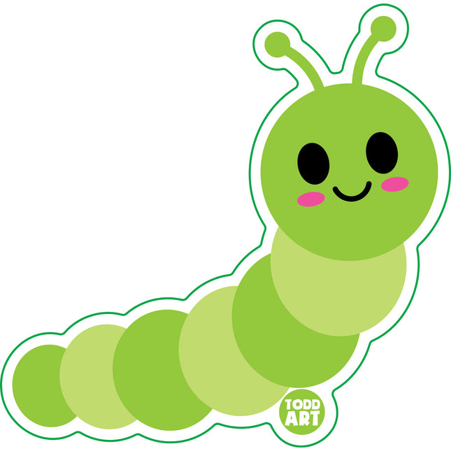 Caterpillar Vinyl Sticker