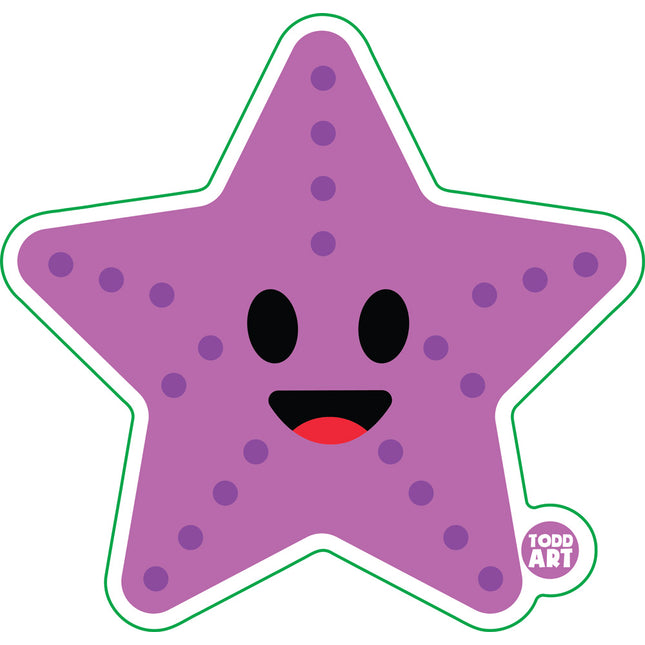 Starfish Vinyl Sticker