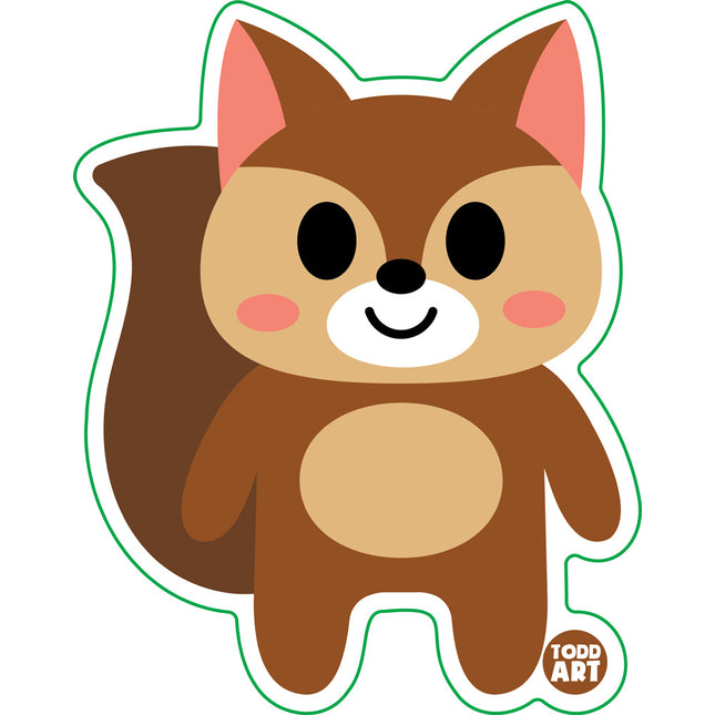 Squirrel Vinyl Sticker