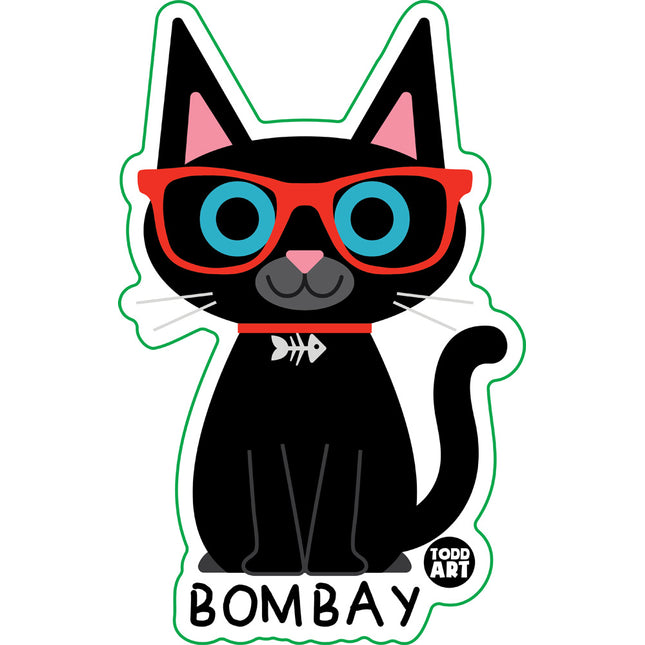 Bow Wow Meow Bombay Vinyl Sticker