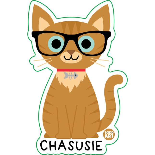 Bow Wow Meow Chasusie Vinyl Sticker
