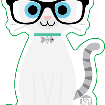Bow Wow Meow Colorpoint Shorthair Vinyl Sticker