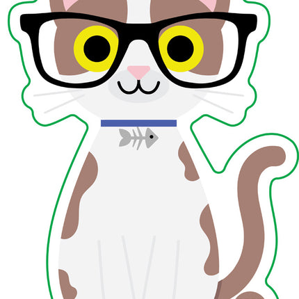 Bow Wow Meow Cornish Rex Shorthair Vinyl Sticker