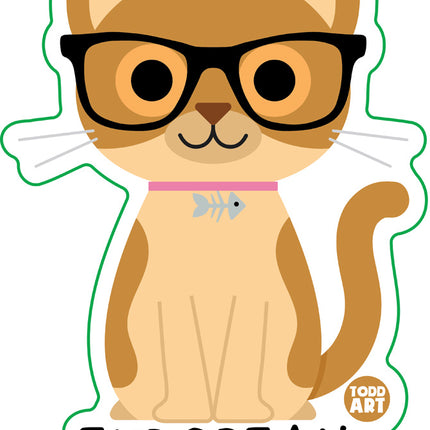 Bow Wow Meow European Burmese Vinyl Sticker