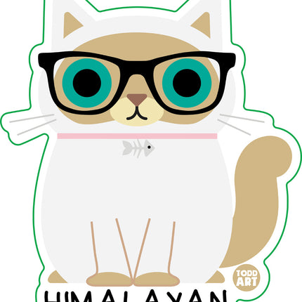 Bow Wow Meow Himalayan Vinyl Sticker