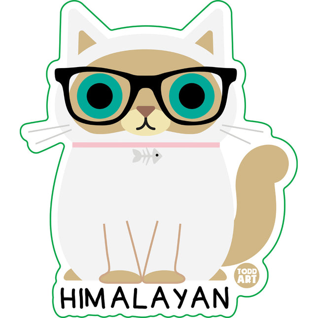 Bow Wow Meow Himalayan Vinyl Sticker