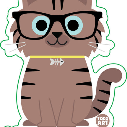 Bow Wow Meow Maine Coon Vinyl Sticker