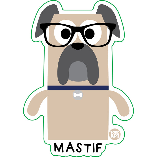 Bow Wow Meow Mastif Vinyl Sticker