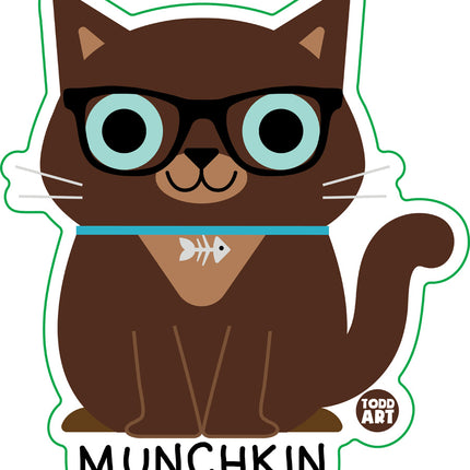 Bow Wow Meow Munchkin Vinyl Sticker