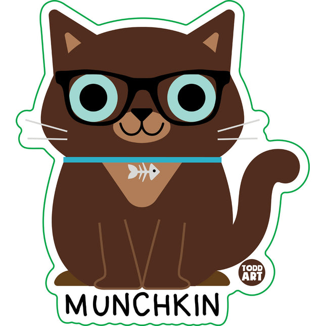 Bow Wow Meow Munchkin Vinyl Sticker