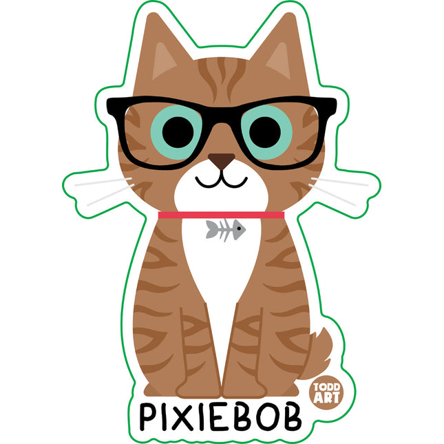Bow Wow Meow Pixiebob Vinyl Sticker