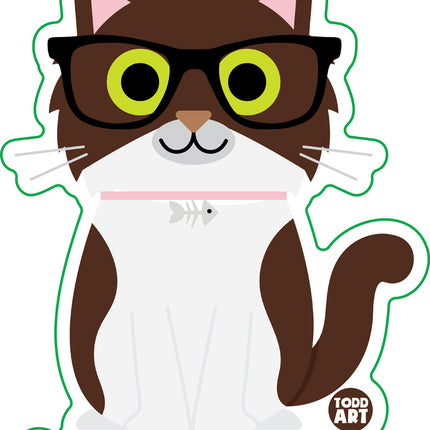 Bow Wow Meow Ragamuffin Vinyl Sticker