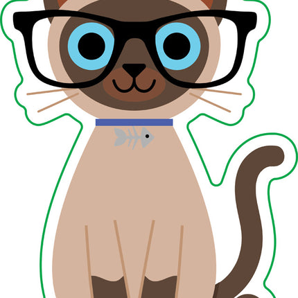 Bow Wow Meow Tonkinese Vinyl Sticker