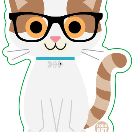 Bow Wow Meow Turkish Van Vinyl Sticker