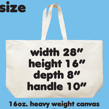 Big Fucking Tote Bag - Black