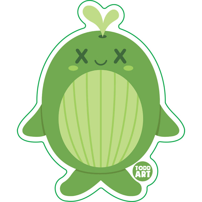 Deadimals Whale Vinyl Sticker