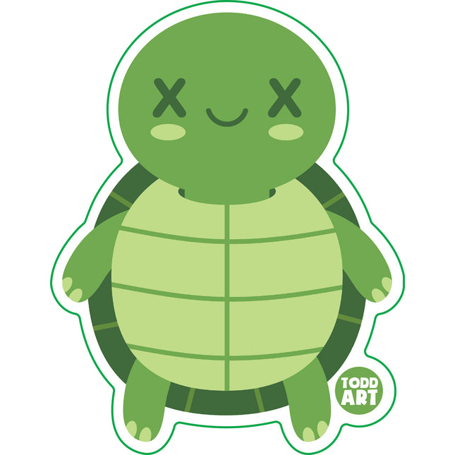 Deadimals Turtle Vinyl Sticker