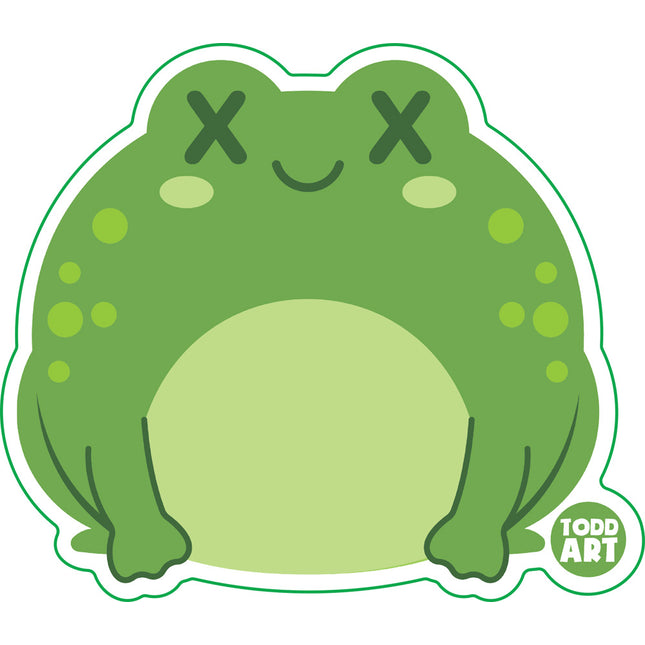 Deadimals Toad Vinyl Sticker