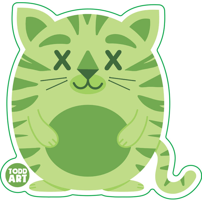 Deadimals Tiger Vinyl Sticker