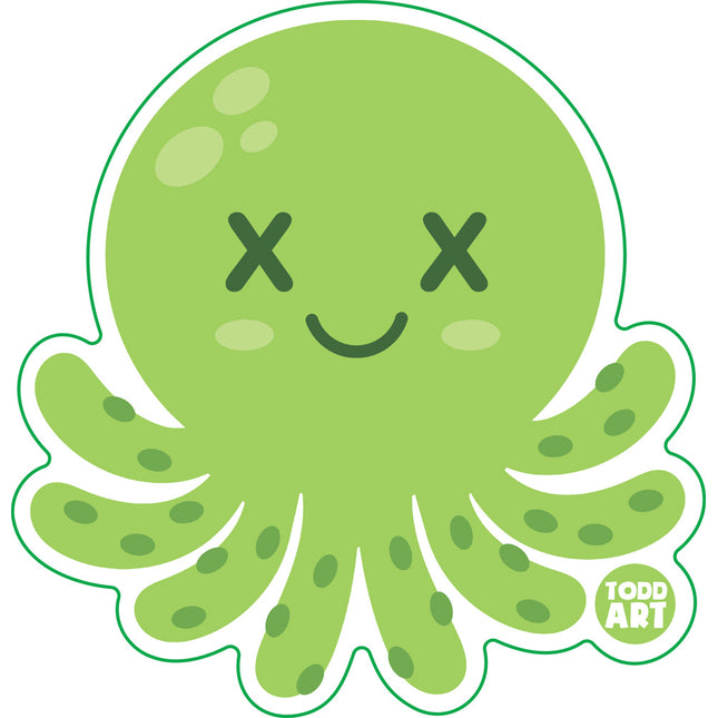 Deadimals Octopus Vinyl Sticker
