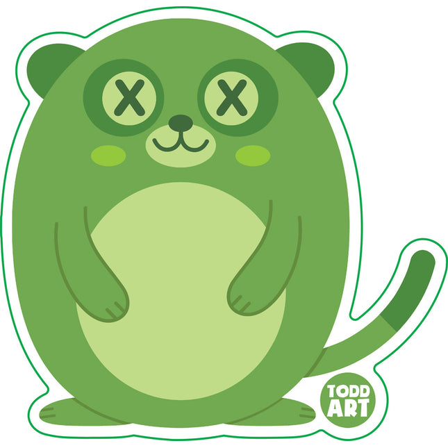 Deadimals Meerkat Vinyl Sticker