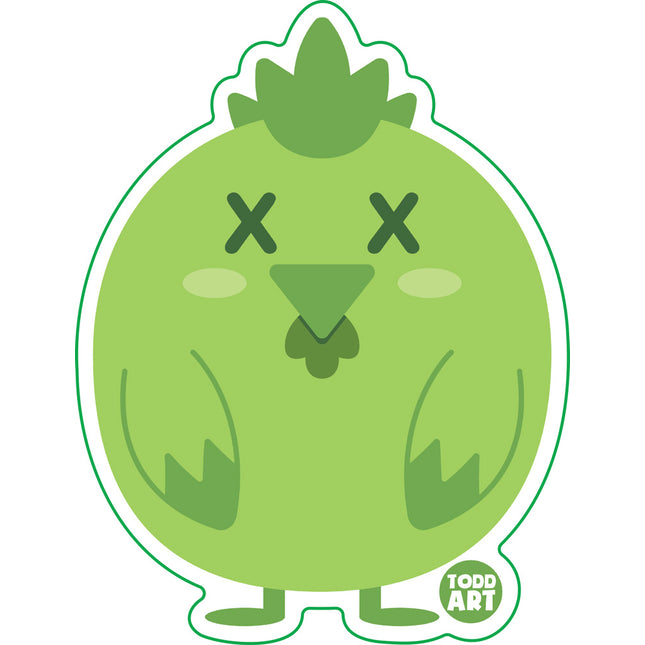 Deadimals Chicken Vinyl Sticker