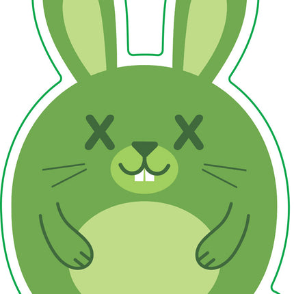 Deadimals Bunny Vinyl Sticker