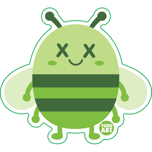 Deadimals Bee Vinyl Sticker