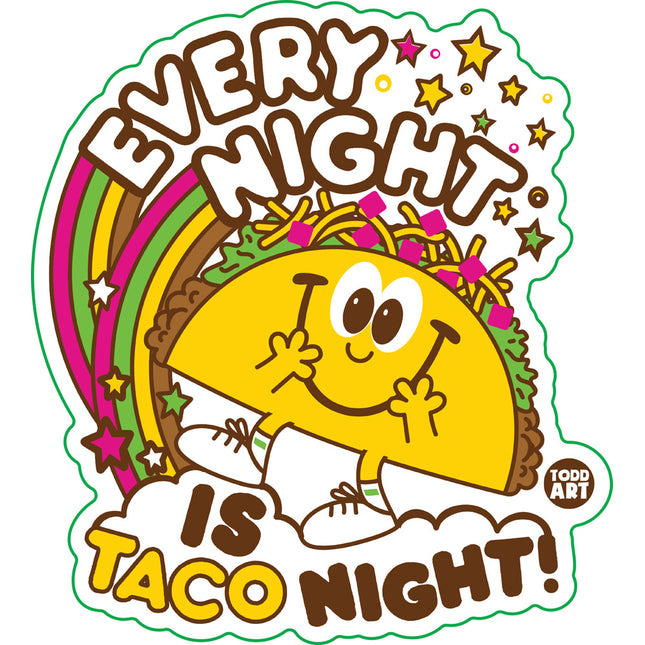 Funshine Taco Night Vinyl Sticker