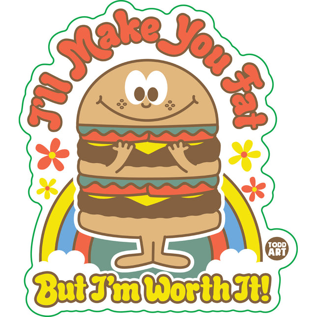 Funshine Fat Burger Vinyl Sticker