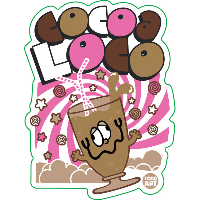 Funshine Cocoa Loco Vinyl Sticker