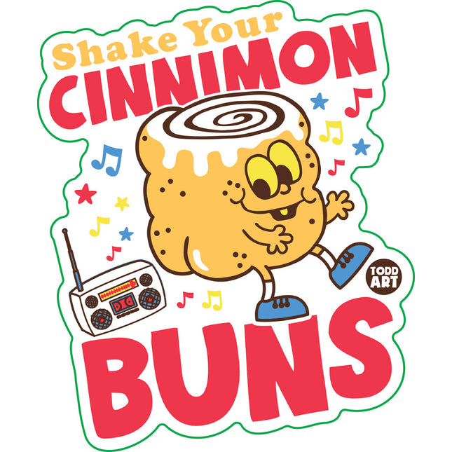 Funshine Cinnamon Buns Vinyl Sticker
