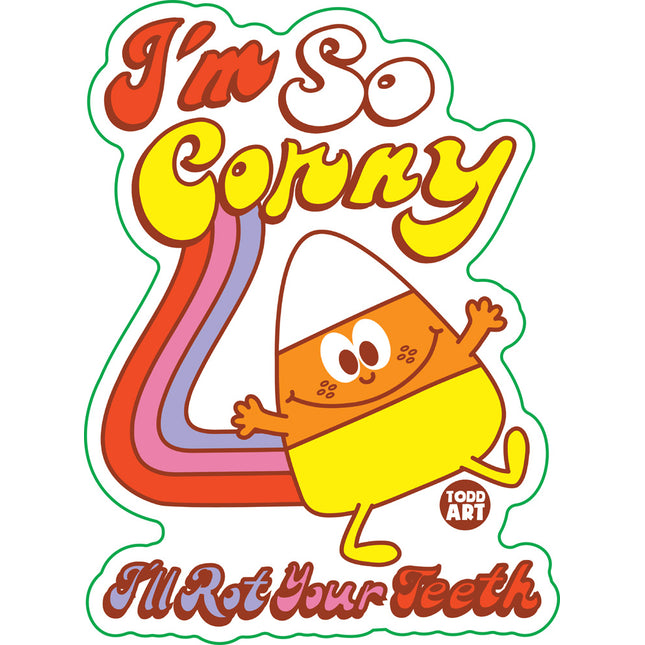 Funshine Candy Corn Vinyl Sticker