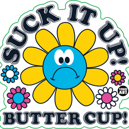 Funshine Butter Cup Vinyl Sticker