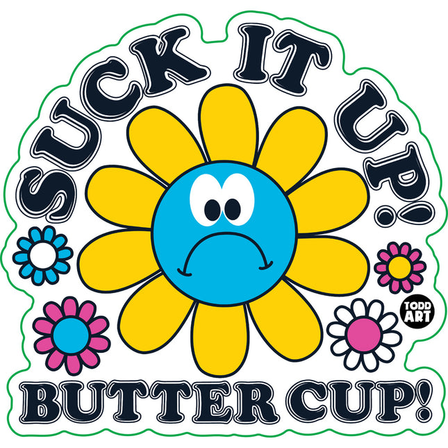 Funshine Butter Cup Vinyl Sticker