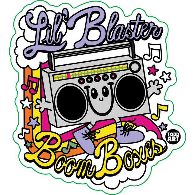 Funshine Boom Box Vinyl Sticker