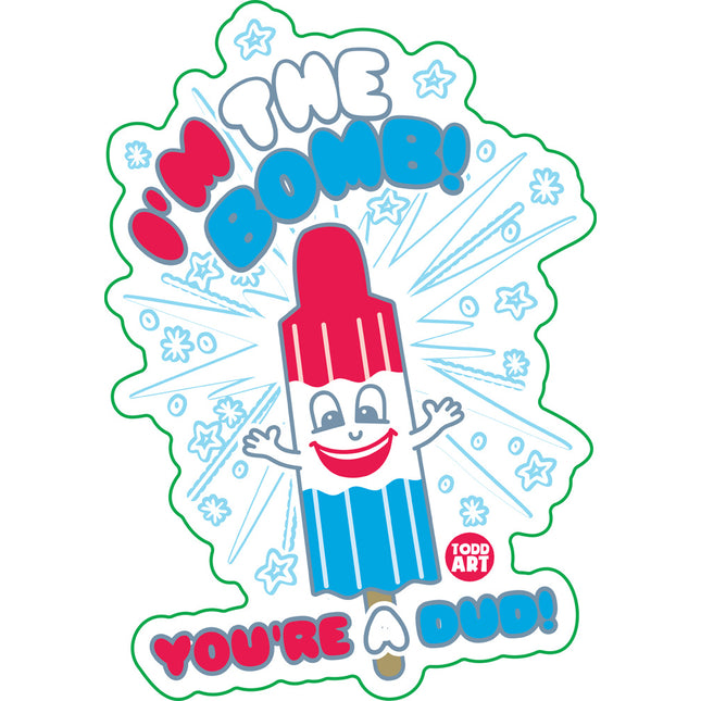 Funshine Bomb Pop Vinyl Sticker