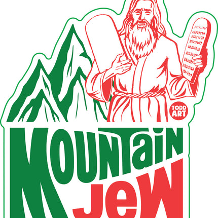 Mountain Jew Vinyl Sticker